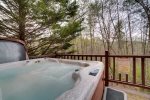 Main Level Deck  hot tub